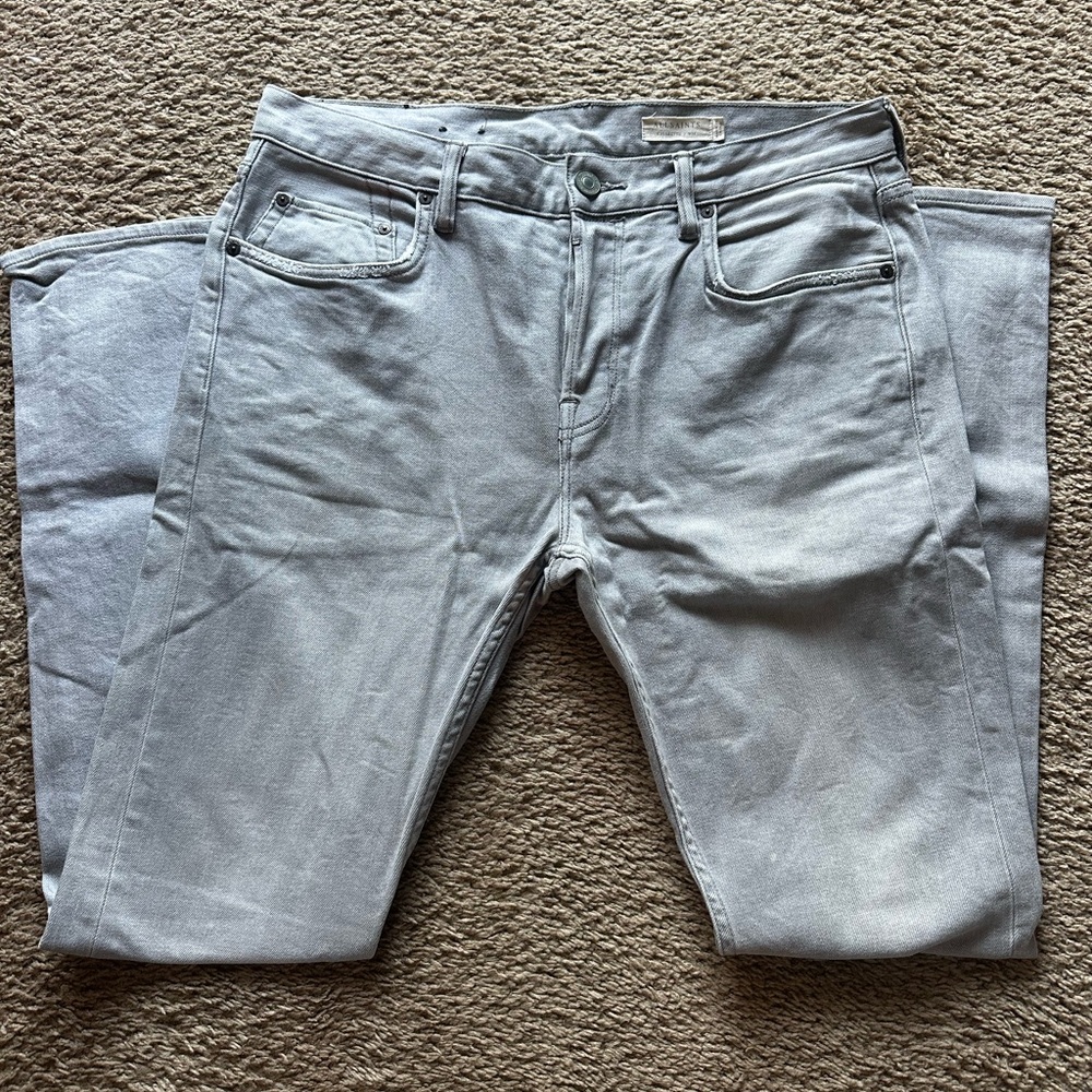 All Saints Gray Jeans